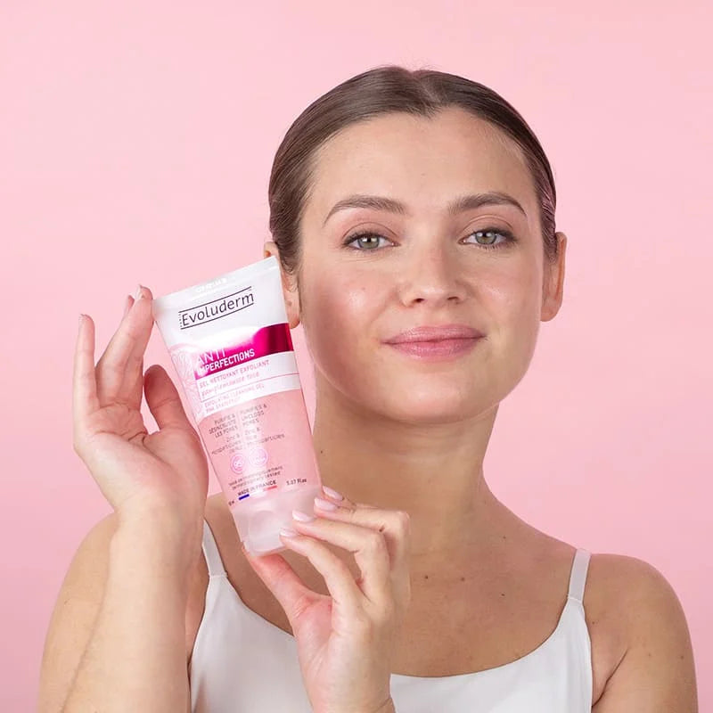 Evoluderm Gel Nettoyant Exfoliant Anti-Imperfections