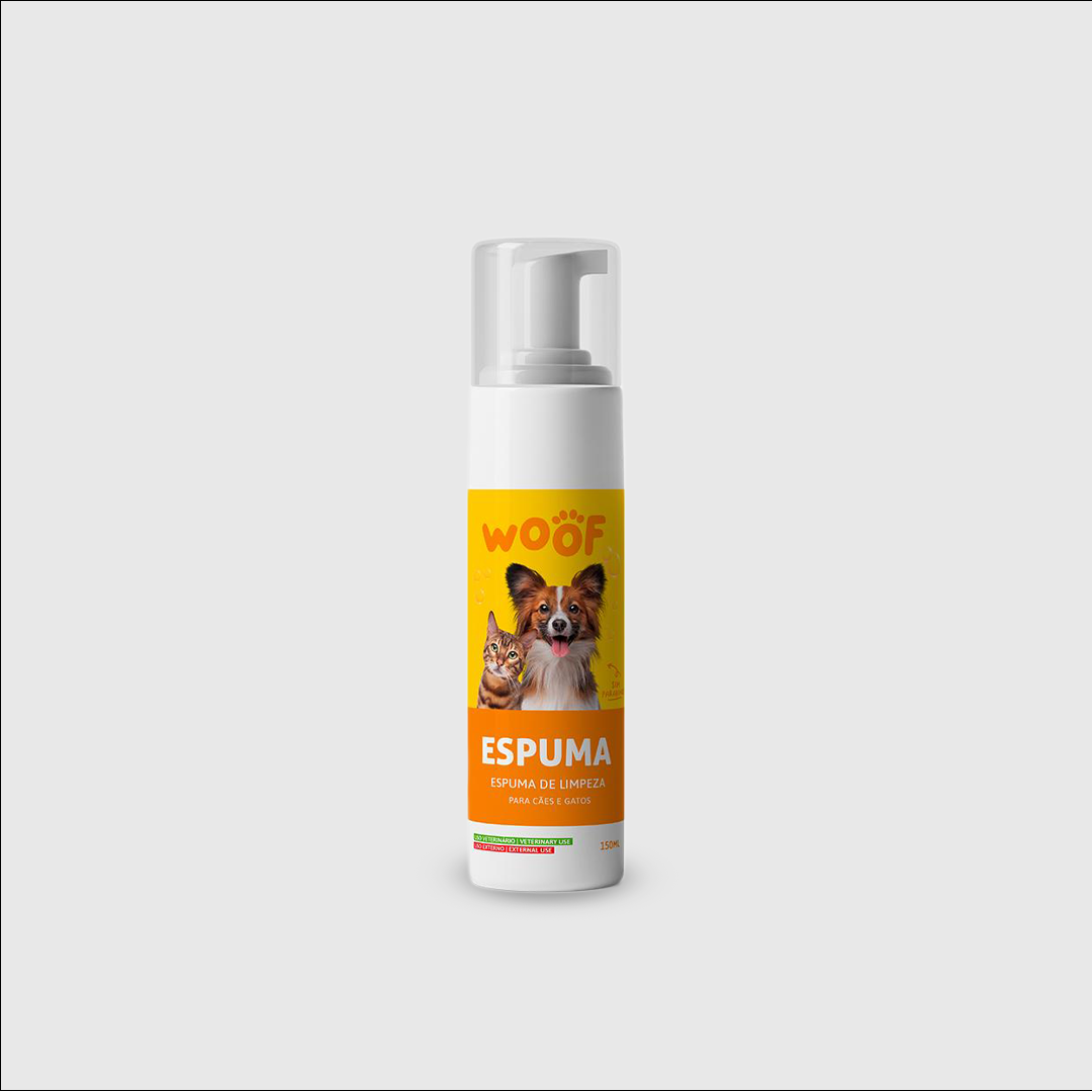 Woof – Mousse nettoyante pour chiens et chats