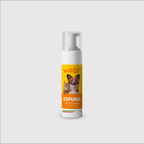 Woof – Mousse nettoyante pour chiens et chats