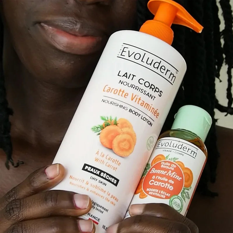 EVOLUDERM Lait Corps Nourrissant Carotte Vitaminée