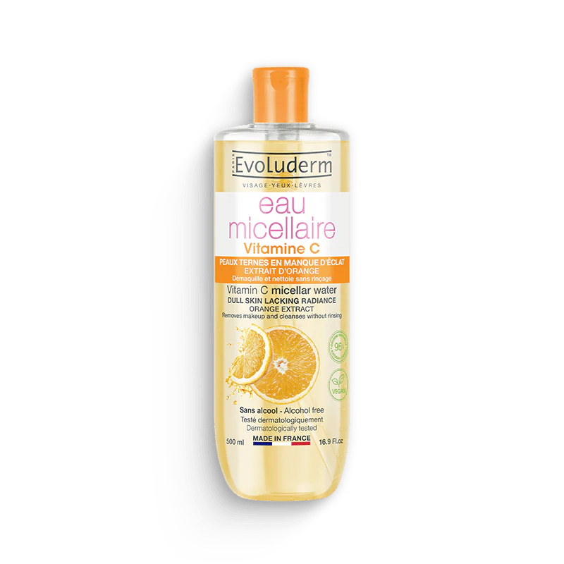 EVOLUDERM Eau Micellaire Démaquillante Vitamine C