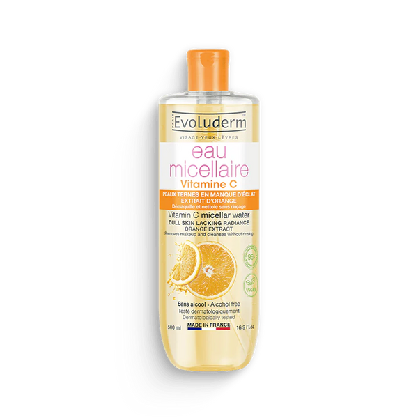 EVOLUDERM Eau Micellaire Démaquillante Vitamine C