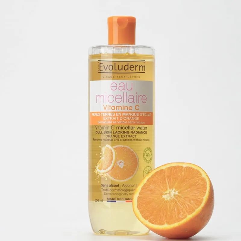 EVOLUDERM Eau Micellaire Démaquillante Vitamine C