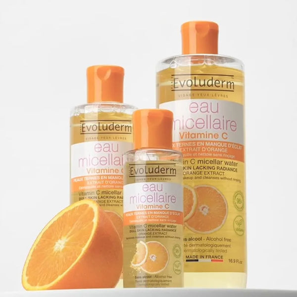 EVOLUDERM Eau Micellaire Démaquillante Vitamine C