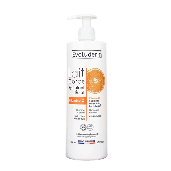 EVOLUDERM Lait Corps Hydratant Éclat Vitamine C