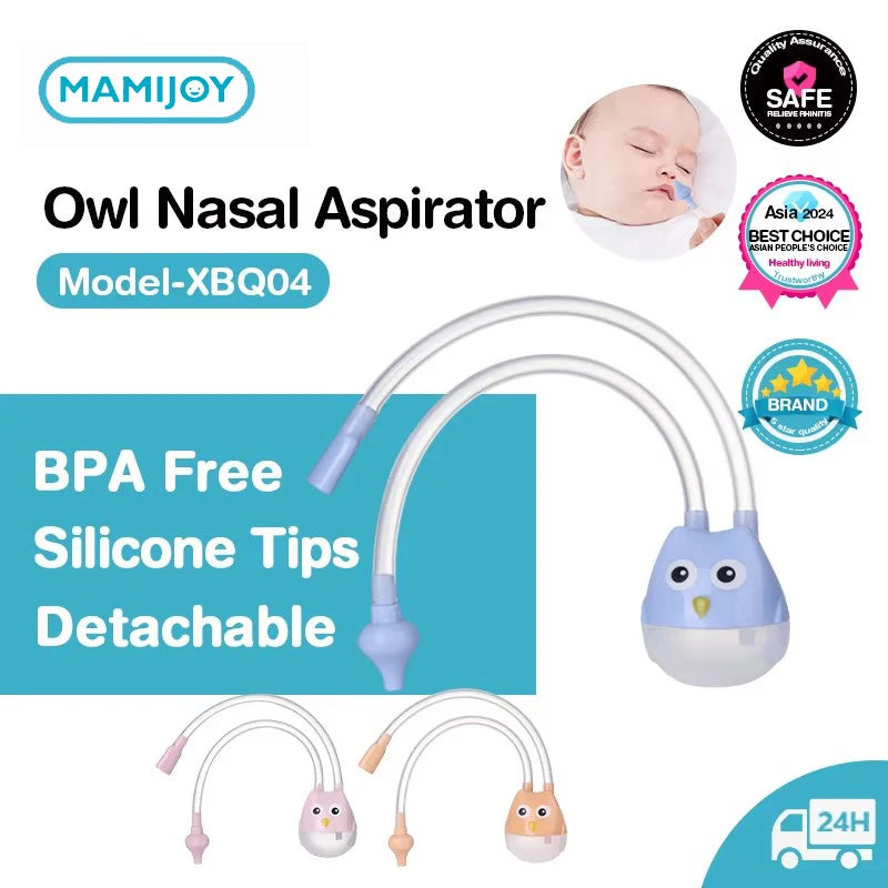 MAMIJOY bébé aspirateur Nasal nez nettoyant ventouse outil d'aspiration Protection bébé bouche aspiration nasale nettoyage ventouse dispositif XBQ04