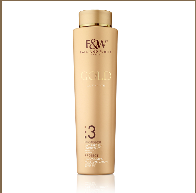 F&W Fair & White Gold Ultimate 3 Lait Précieux Hydratant