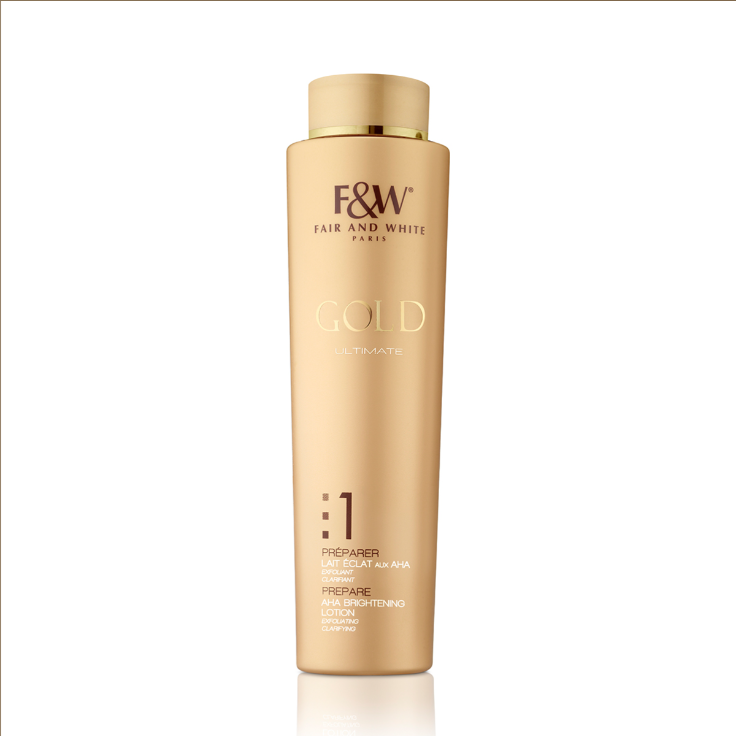 F&W Fair & White Lait Eclat aux AHA | Gold