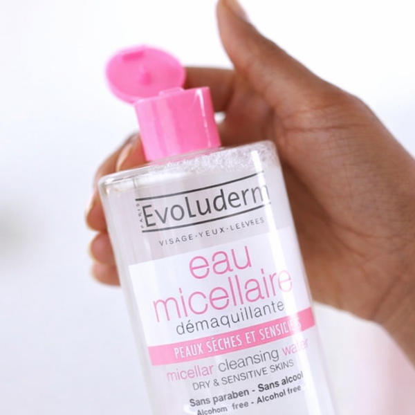 EVOLUDERM Eau Micellaire Démaquillante Peaux Sèches & Sensibles