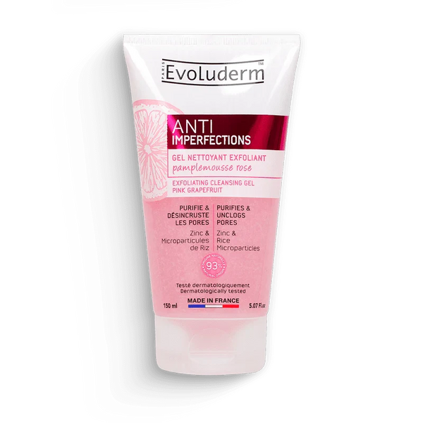 Evoluderm Gel Nettoyant Exfoliant Anti-Imperfections