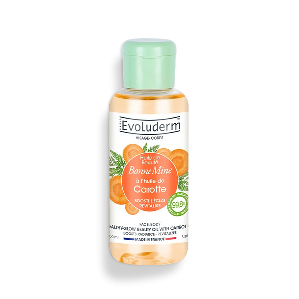 EVOLUDERM Huile de Beauté Bonne Mine à l’huile de Carotte