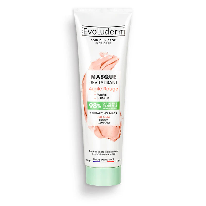 EVOLUDERM Masque Revitalisant Argile Rouge