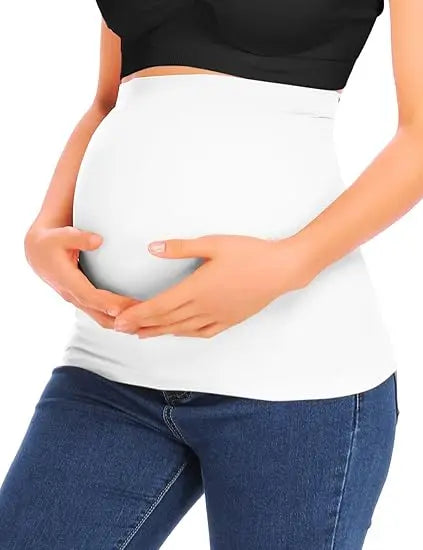 4 paquets de bandes abdominales pour la grossesse, les pantalons de maternité et les jeans pour tous les trimestres et y compris les soins prénatals post-gravité