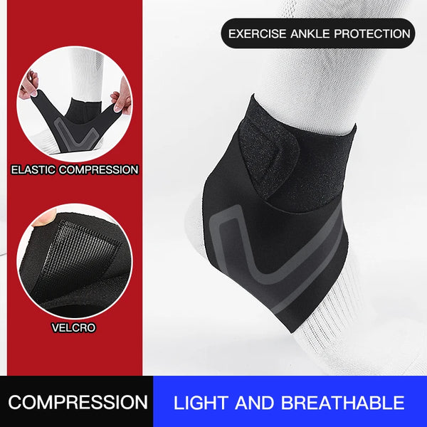 Support de cheville élastique respirant Sport cheville orthèse Tobillera Fitness Compression réglable cheville protecteurs Football