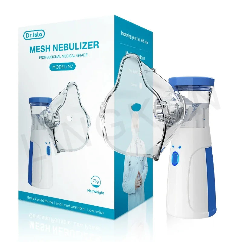 Nébuliseur portable à mailles silencieuses, humidificateur médical, déterminer l'inhalateur d'asthme, atomiseur, oxymètre de soins de santé pour enfants, mini