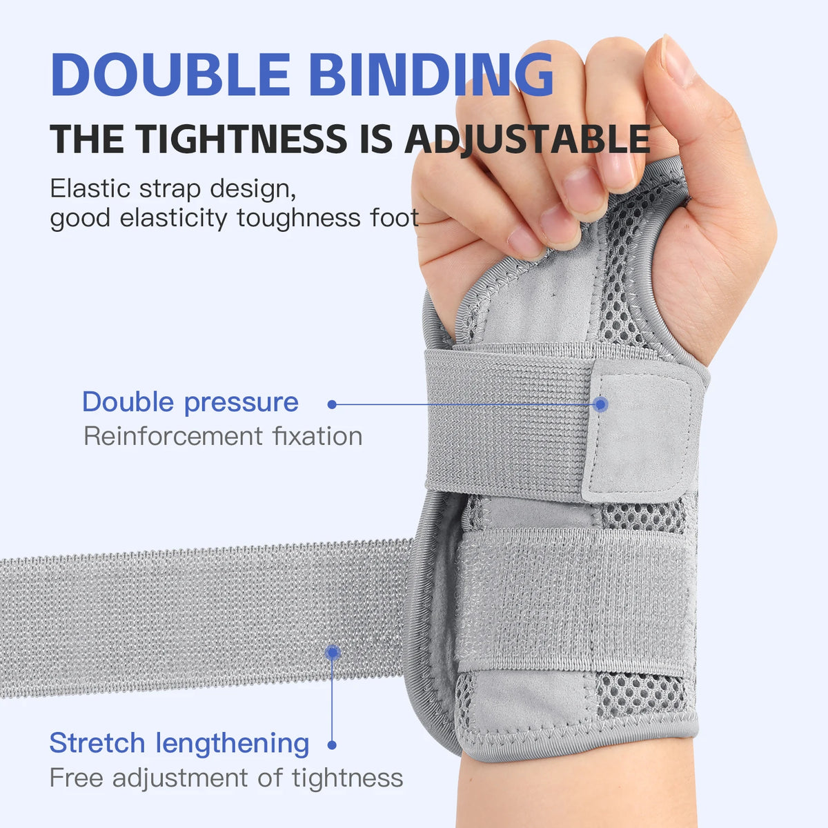 Attelle de poignet de Compression, 1 pièce, protection du canal carpien, protection de poignet de sport, attelle orthopédique pour les mains, syndrome de l'arthrite