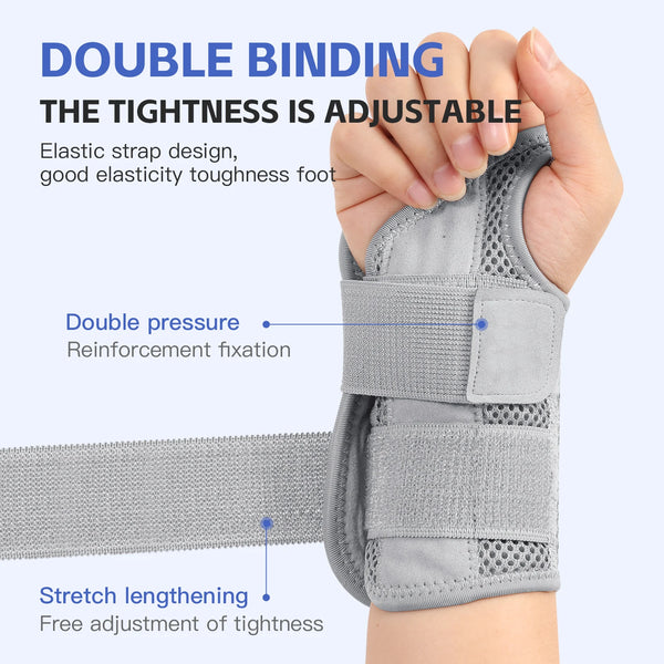 Attelle de poignet de Compression, 1 pièce, protection du canal carpien, protection de poignet de sport, attelle orthopédique pour les mains, syndrome de l'arthrite