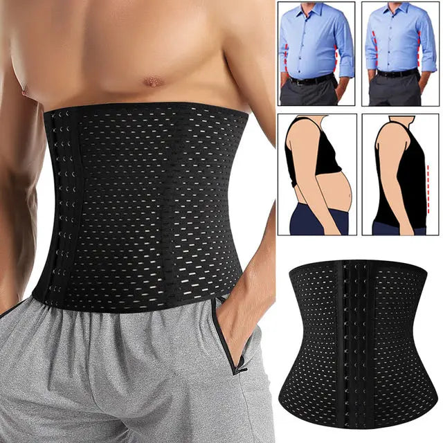 Taille formateur Shapers Corset pour hommes réducteur d'abdomen minceur ceinture Shapewear haute Compression modélisation sangle entraînement ceinture Faja