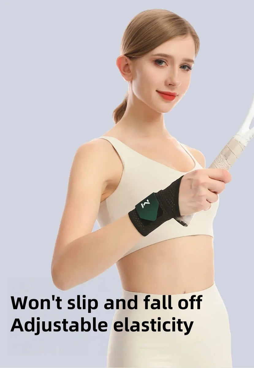 Attelle de soutien de poignet respirante pour salle de sport/travail, manchon de Compression réglable, soulagement de l'arthrite et du canal carpien, pré-lures sportives