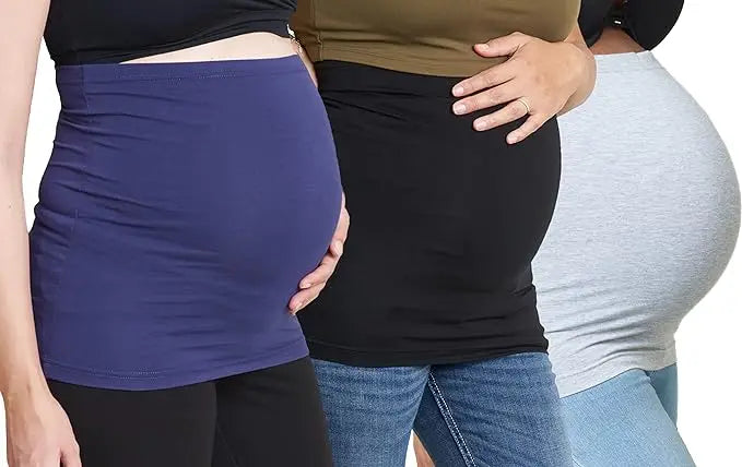 4 paquets de bandes abdominales pour la grossesse, les pantalons de maternité et les jeans pour tous les trimestres et y compris les soins prénatals post-gravité