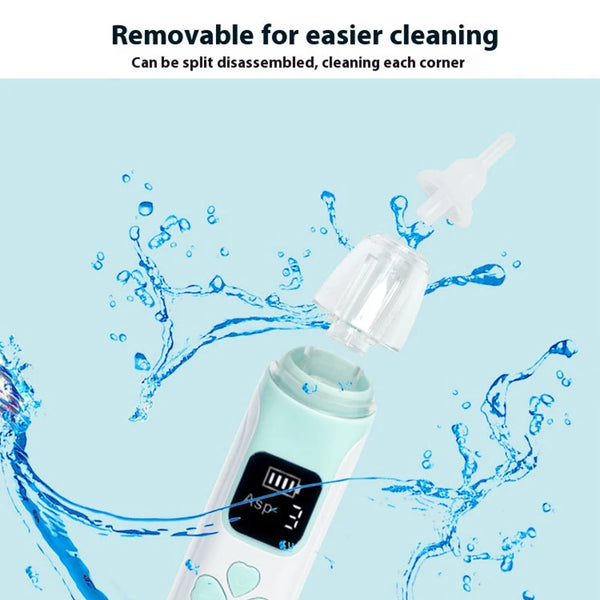 AiQUE bébé nez nettoyant Silicone réglable aspiration électrique enfant aspirateur Nasal sécurité pratique à faible bruit