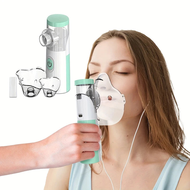 Nébuliseur médical à maille silencieuse, inhalateur d'asthme portatif, atomiseur, soins de santé pour enfants, Mini nébuliseur Portable, humidificateur