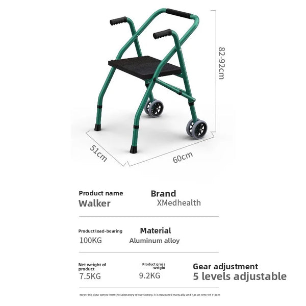 Déambulateur de protection routière pour personnes âgées, ultra-léger, pliable à quatre pattes, exporté vers l'Europe et les états-unis