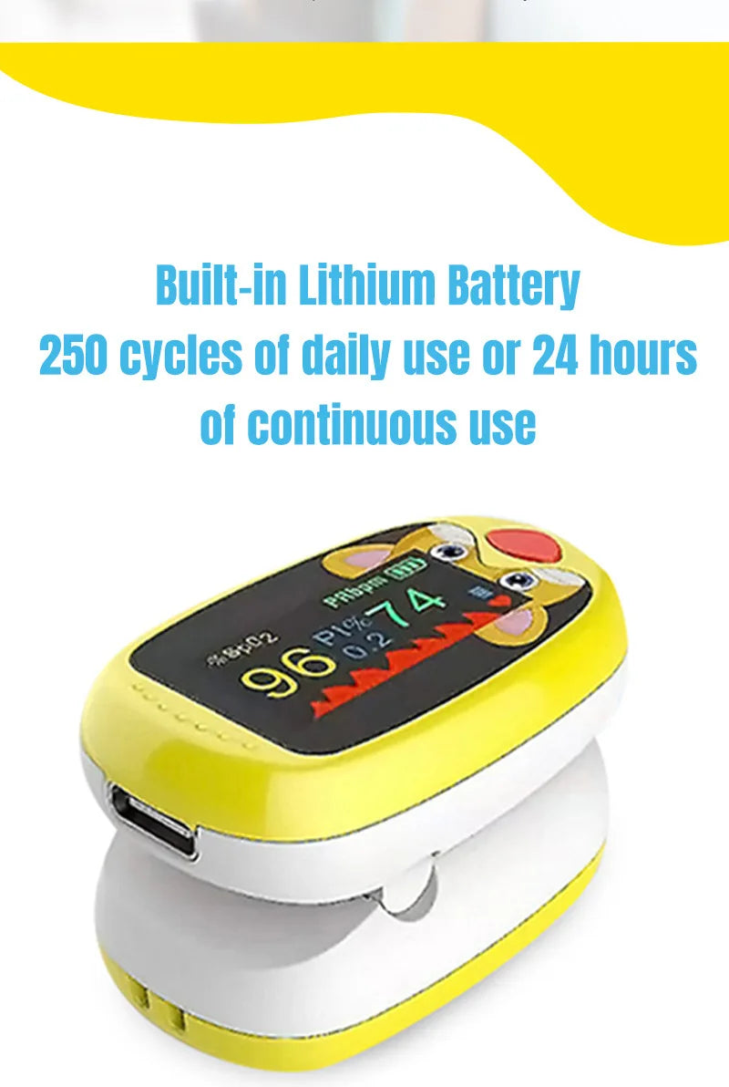 Oxymètre de pouls de doigt Rechargeable