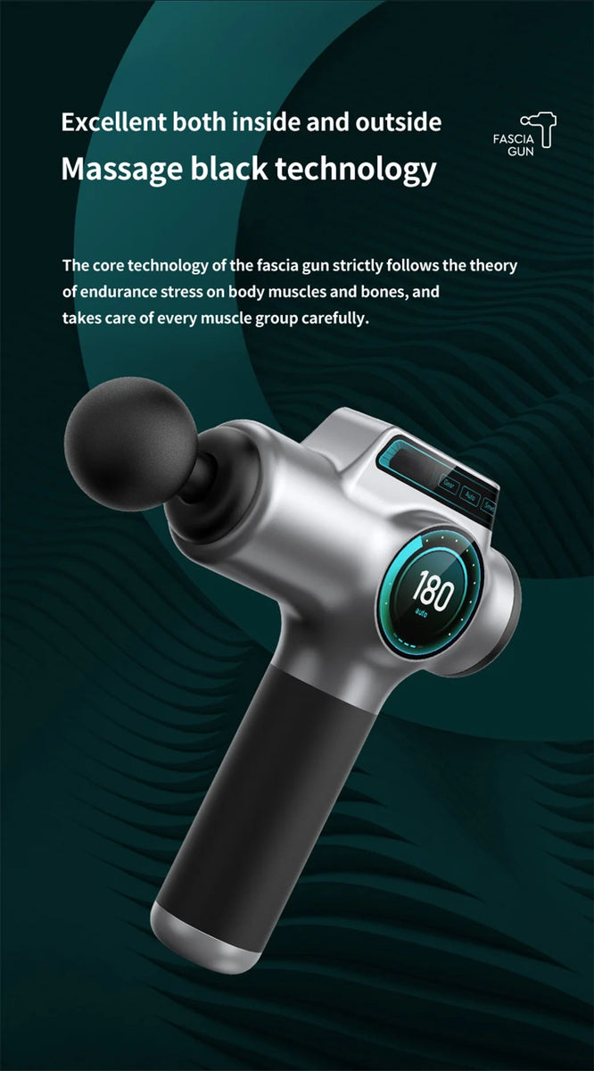 Pistolet de Massage musculaire professionnel à 99 vitesses, masseur pour le cou et le dos, Instrument de Massage, équipement de Fitness, livraison directe