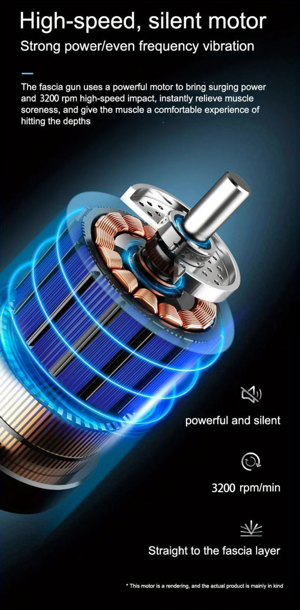 Pistolet de Massage musculaire professionnel à 99 vitesses, masseur pour le cou et le dos, Instrument de Massage, équipement de Fitness, livraison directe