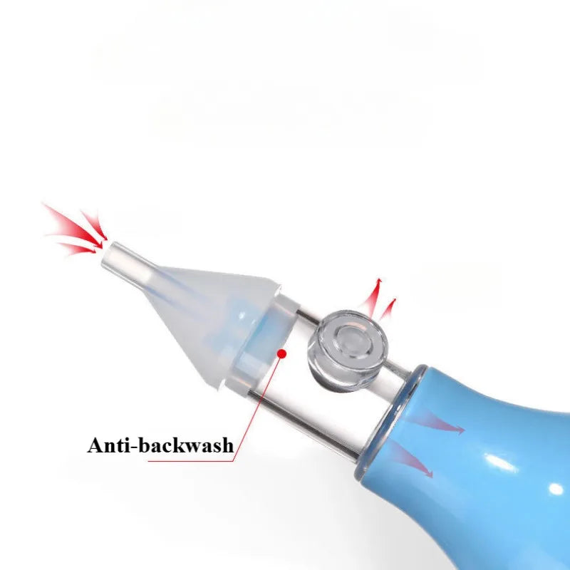 Aspirateur Nasal en Silicone pour bébé, pompe d'aspiration, nettoyeur de nez pour enfants, dispositif de nettoyage du nez apaisant, outils de nettoyage Nasal