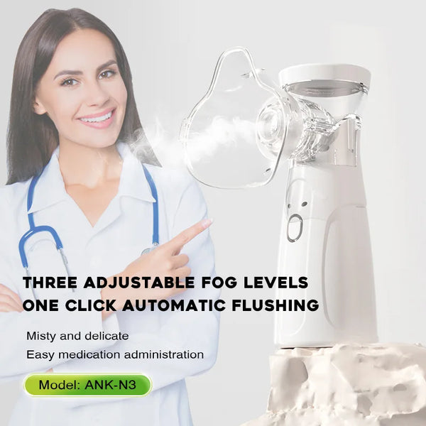 Nébuliseur médical silencieux en maille pour l'extérieur, inhalateur d'asthme portatif, atomiseur, soins de santé pour enfants, Mini nébuliseur Portable, humidificateur