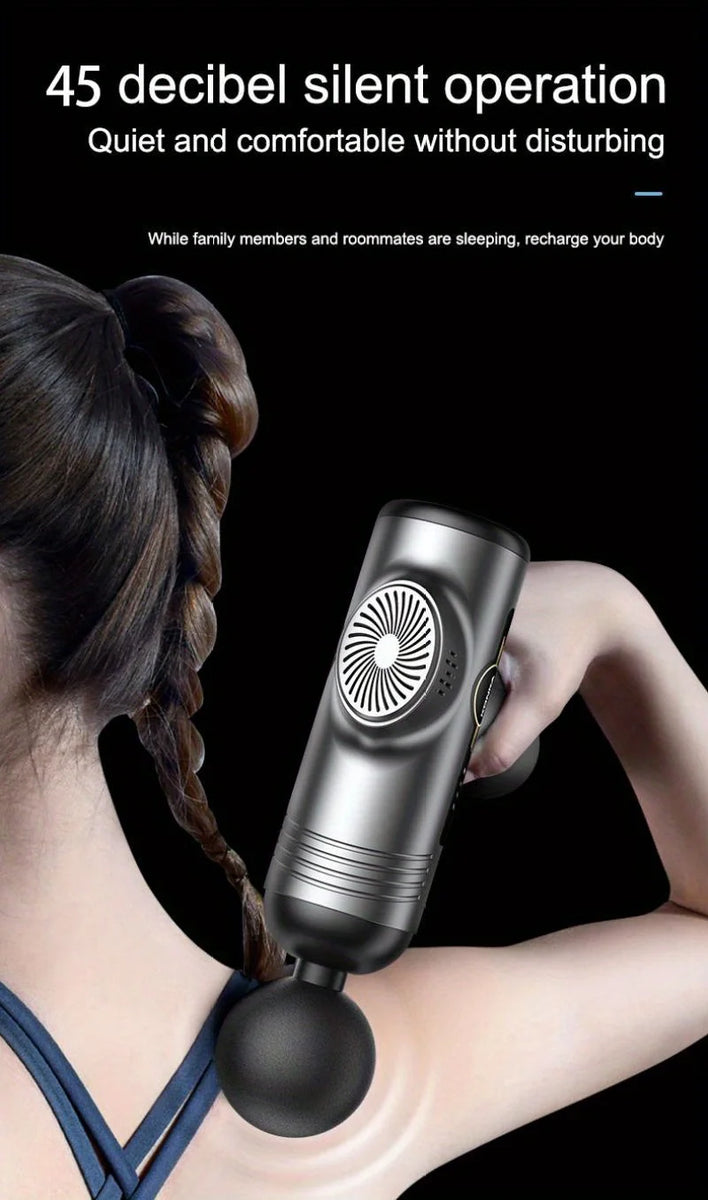 Pistolet de Massage musculaire professionnel à 99 vitesses, masseur pour le cou et le dos, Instrument de Massage, équipement de Fitness, livraison directe