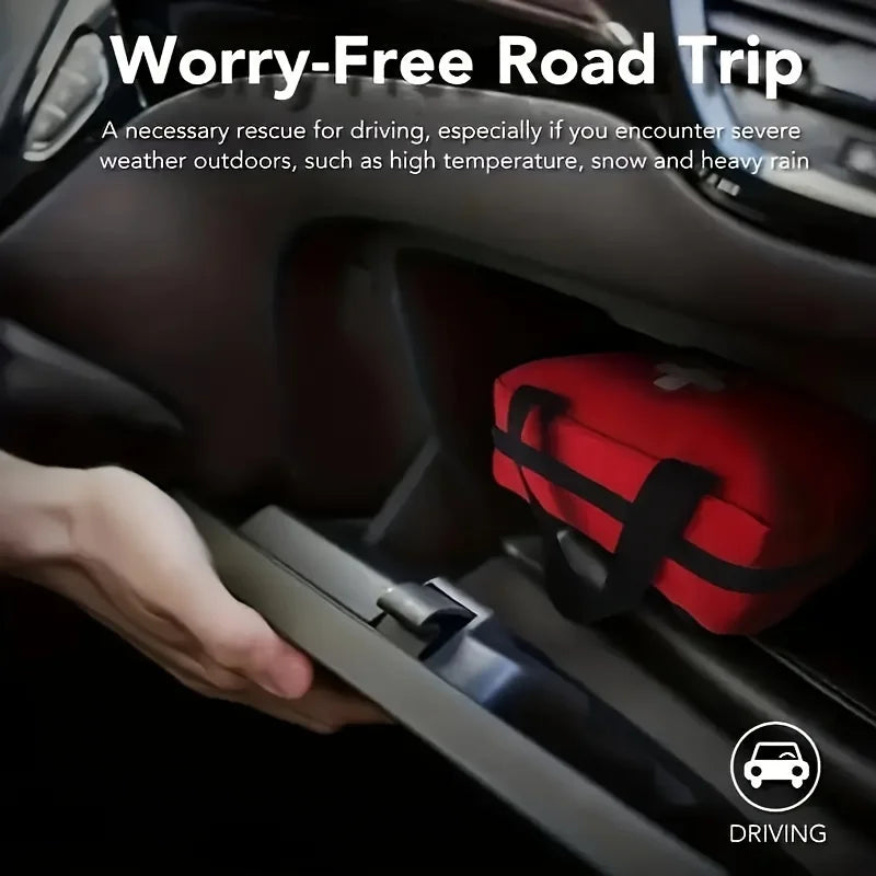 Trousse de premiers secours polyvalente petite/grande : trousse de premiers secours portable pour la chasse en plein air, la randonnée, le camping, y compris les fournitures d'urgence