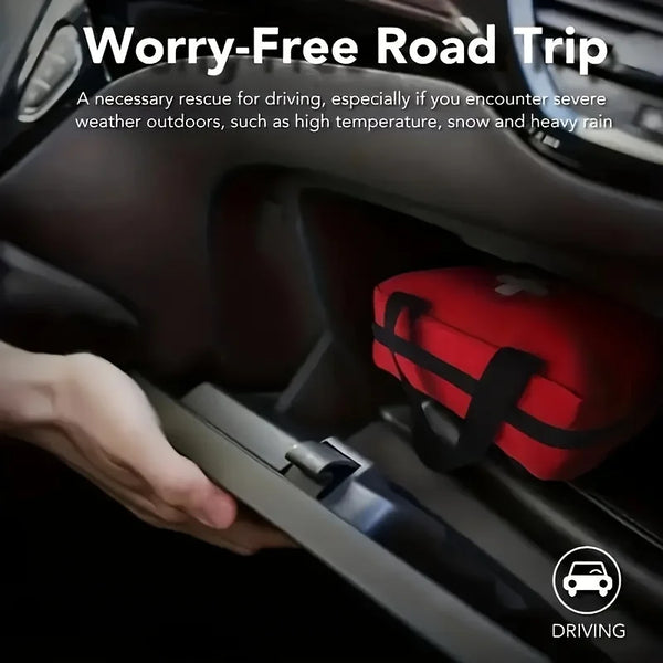 Trousse de premiers secours polyvalente petite/grande : trousse de premiers secours portable pour la chasse en plein air, la randonnée, le camping, y compris les fournitures d'urgence