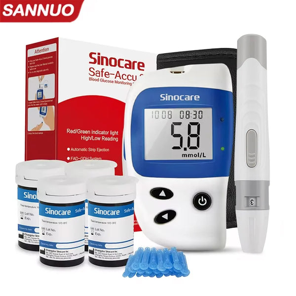 Sannuo Sinocare Safe ACCU2 Compteur de glycémie