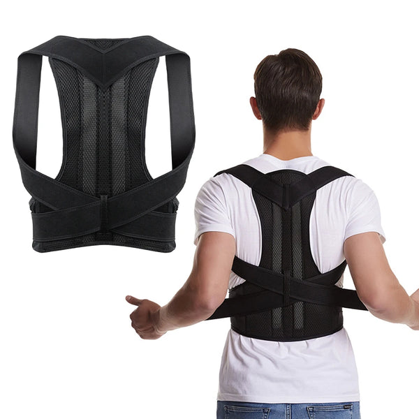 Attelle dorsale réglable pour hommes et femmes, ceinture de soutien lombaire dorsal, soutien de posture initié pour améliorer la scoliose