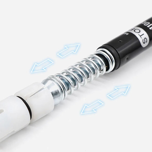 AOLIKES bâton télescopique en alliage d'aluminium bâtons De randonnée bâton De Trekking bâton De marche ultraléger absorbeur canne De marche