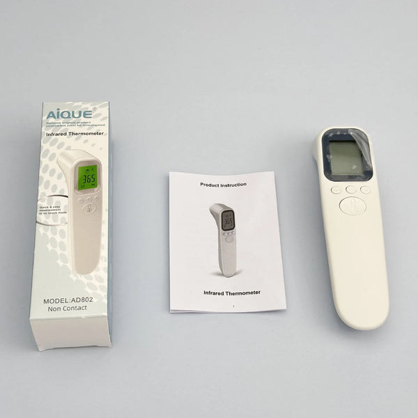 Thermomètre d'oreille Laser sans contact, oxymètre de température corporelle, thermomètre de fièvre infrarouge, médical, numérique pour nourrissons et adultes