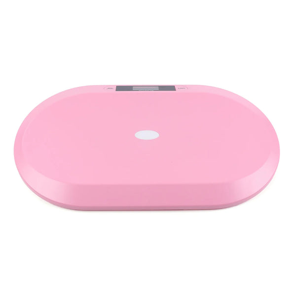 Balance électronique numérique pour animaux de compagnie, 20kg, pour nourrissons, vétérinaires, traqueur de poids pédiatrique, blanc et rose