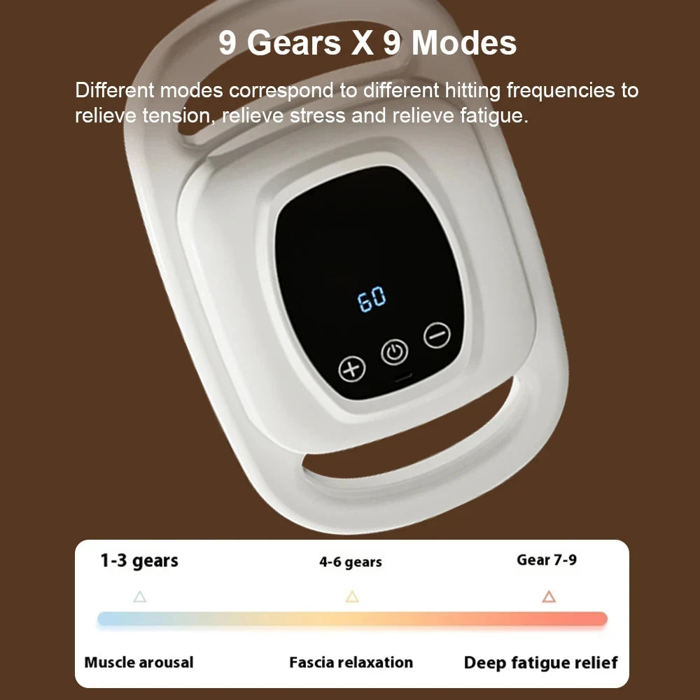 Pistolet de Massage à 6 têtes pour soulager les muscles, Percussion des tissus profonds pour le cou, la colonne cervicale, tout le corps