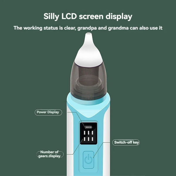 Aspirateur Nasal électrique pour bébé, nouveau modèle 2025, Version de charge pour nouveau-né, outil d'aspiration pour éviter la congestion nasale