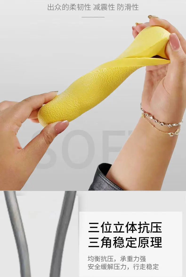 ‌ Béquilles sous les bras en alliage d'aluminium avec Absorption des chocs, double cannes antidérapantes, tube en acier épais réglable pour une mobilité Stable ‌