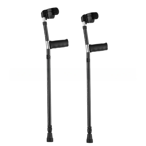 Béquilles d'avant-bras légères et réglables – Support de bras ergonomique à contrôle de hauteur avec poignée antidérapante pour l'assistance à la mobilité