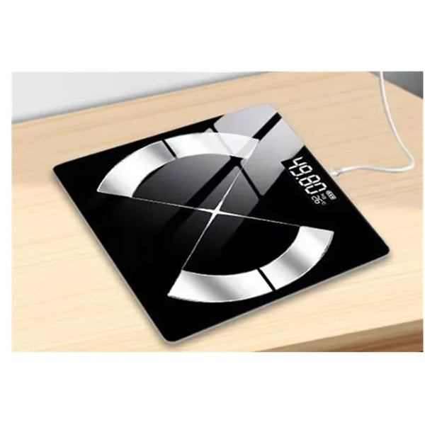 Dispositif de pesage de perte de poids USB, affichage LED, balance de poids corporelle intelligente, balance électronique de précision de charge pour le bureau et la maison pour adultes