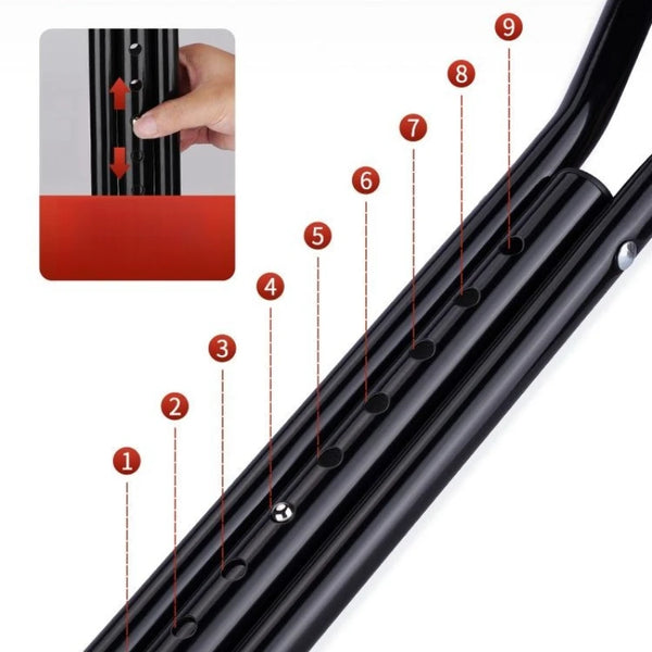 Béquilles médicales réglables pour personnes âgées, en alliage d'aluminium, Base antidérapante, hauteur personnalisable, aide à la marche avec Support de jambe pour les blessures