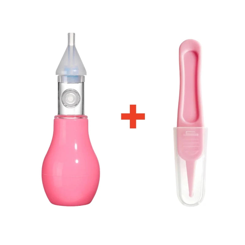 Aspirateur Nasal en Silicone pour bébé, pompe d'aspiration, nettoyeur de nez pour enfants, dispositif de nettoyage du nez apaisant, outils de nettoyage Nasal