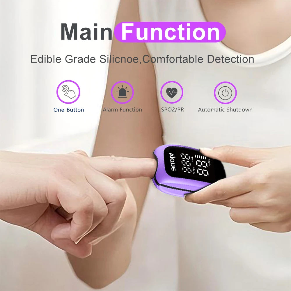 AiQUE oxymètre de doigt