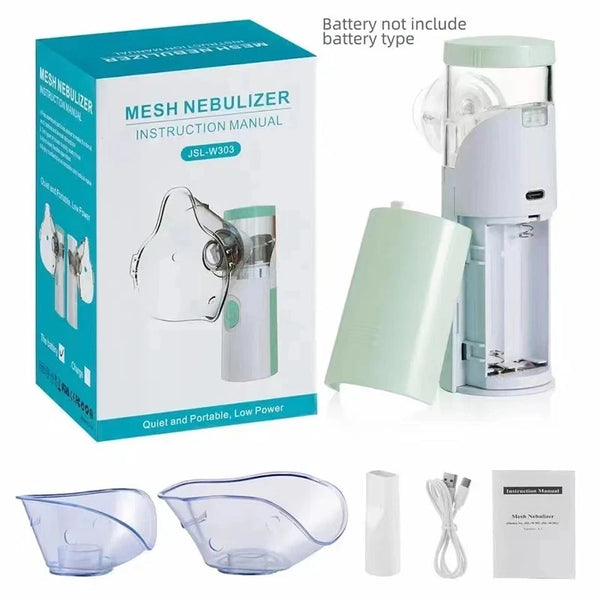 Nébuliseur médical à maille silencieuse, inhalateur d'asthme portatif, atomiseur, soins de santé pour enfants, Mini nébuliseur Portable, humidificateur