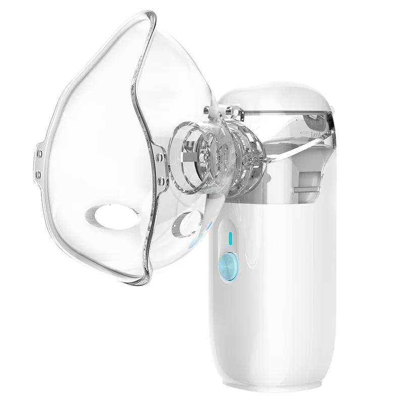 AiQUE Mini maille nébuliseur Portable Hoseheld médical silencieux inhalateur ultrasonique dispositif de vapeur Mobile nez qui coule pour enfant adulte